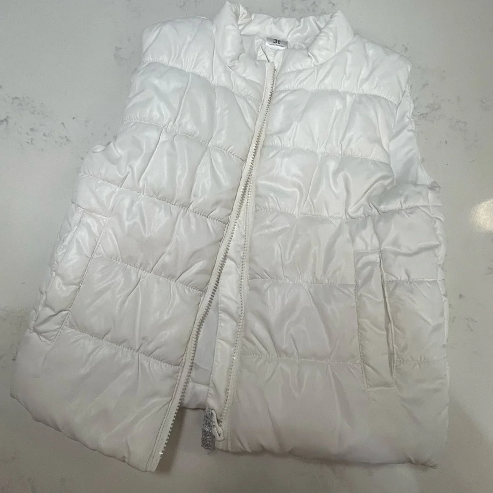 White Puffer Vest